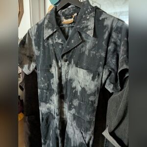 Big Bud Press Black Magic Waters Short Sleeve Jumpsuit - Medium